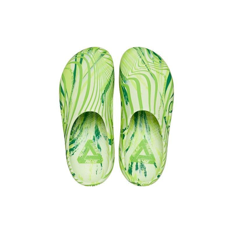 Crocs Palace X Mellow Slide Celery Unisex Sneakers Green Multi 209383-3UB