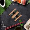 Cabilock Wooden Sushi Taco Holder, Sushi Roll Holder Sushi Display Rack U Shaped Sashimi Plate Japanese Sashimi Serving Geta Plate Sushi Serving Tray