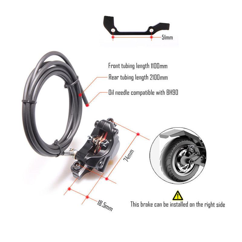 Power-off Oil Brake 3 Pin Folding E-bike Handle Brakes Hydraulic Pump Up Lever Mountain Bike XOD Sm2a Outdoor Cyling Accessories