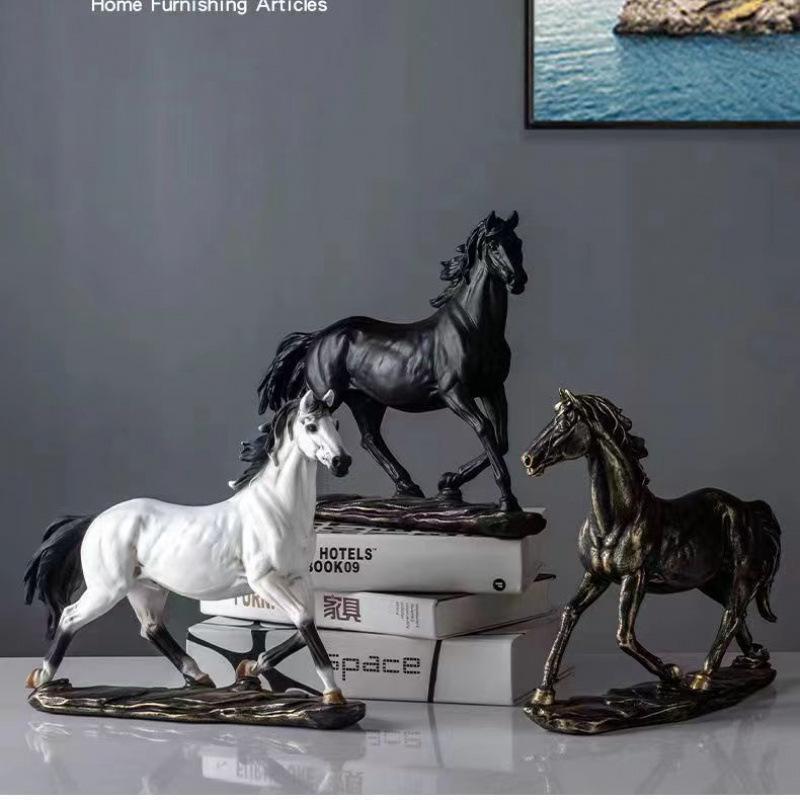 Dragon Horse Spirit Feng Shui Ornament for Wealth - Ideal for Entrance, Study, Living Room, or Office