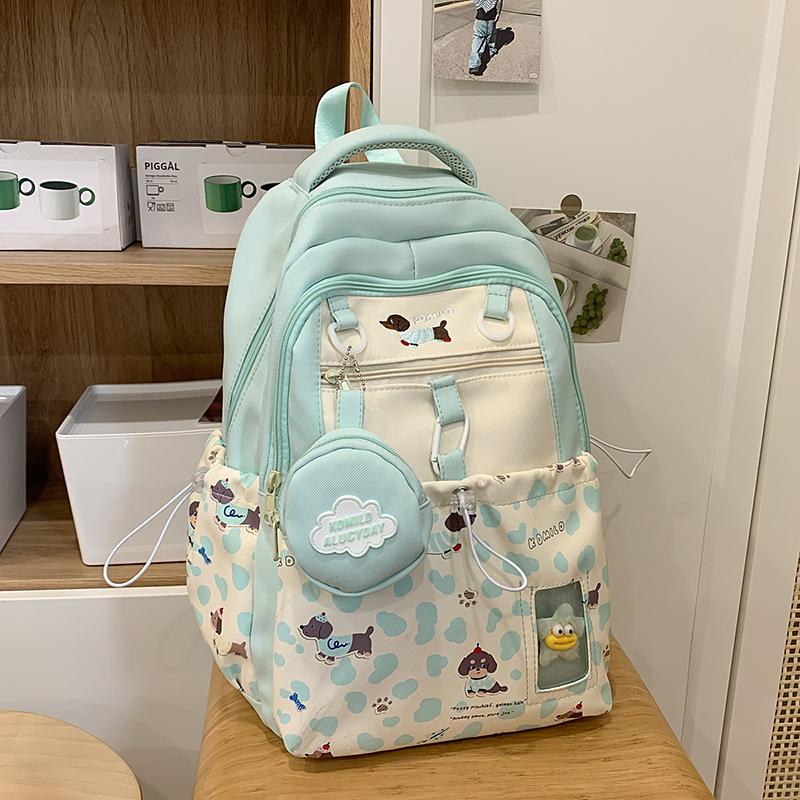 Japanese Ins Cute Girl Joker High Capacity Junior and Senior High School Students' Schoolbags Leisure Backpacks Tide Backpack.