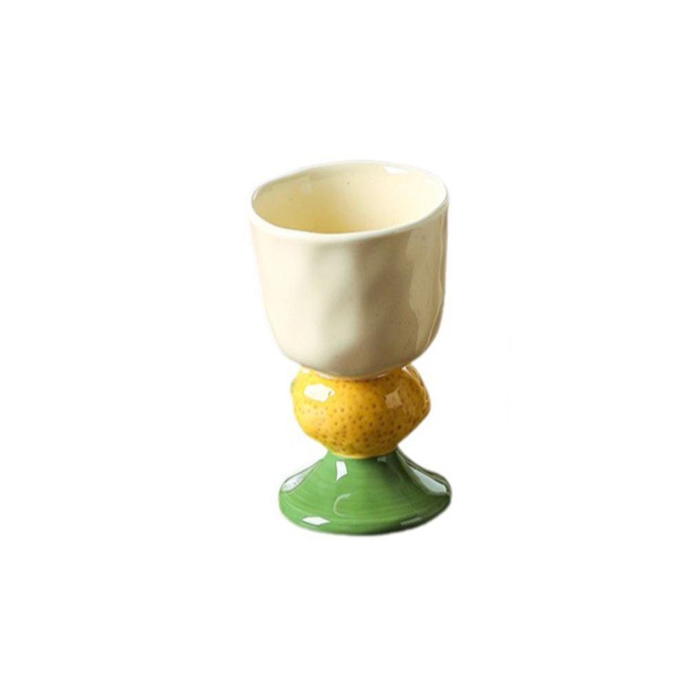 

Hand Painted Dessert Cup Cute Ice Cream Mug Pretty Drinkware Coffee Cup Gift Giving Style D