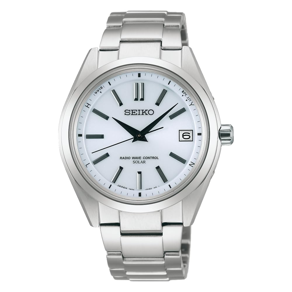 

Brightz Solar Radio Modified Sapphire Glass SAGZ079 Silver [Seiko Watch] Men s