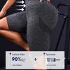 Seamless High-Waist Butt-Lifting Plus-Size Quick-Dry Yoga Shorts