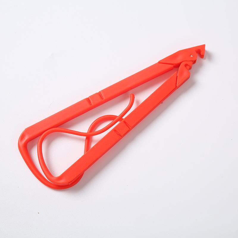 Retractable Multi-Functional Plastic Book Holder Clip красный