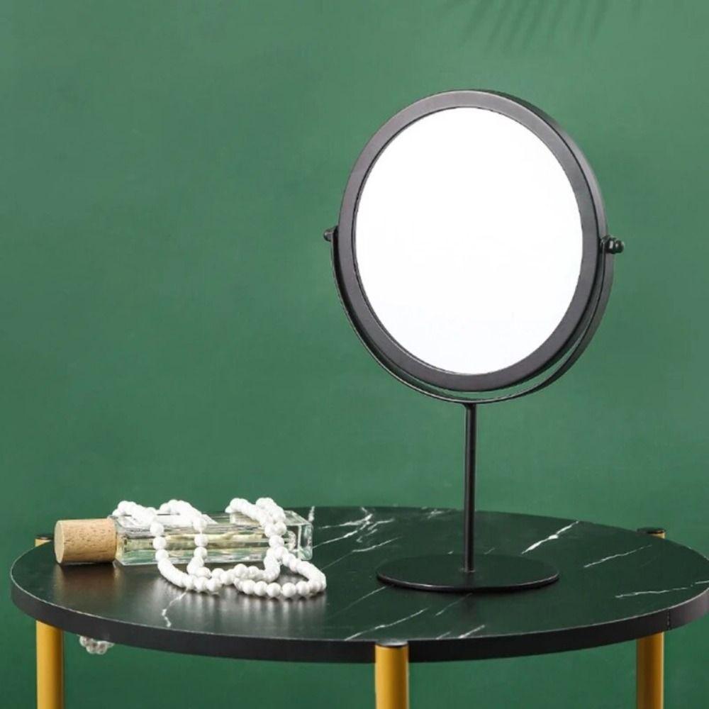 High-definition Rotating Desktop Mirror European-style Dormitory Beauty Mirror  Dressing