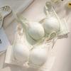 French Lace Bra Women's Gathering Bra Breast Collection Anti Sagging No Steel Ring Adjustable Thin Bra
