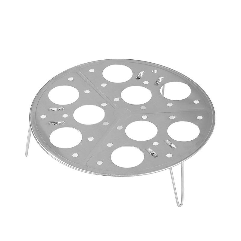 Stainless Steel Egg Steaming Rack, Multi-functional Foldable Universal Steaming Rack, Pressure Cooker Steaming Tray