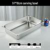 304 Stainless Steel Food Pan