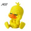 Exquisite Crafts for Colleagues 3D Printed Yellow Duck Figurine, Funny Statue with Vivid Expressions, Healing Desk Companion Cute Miniature