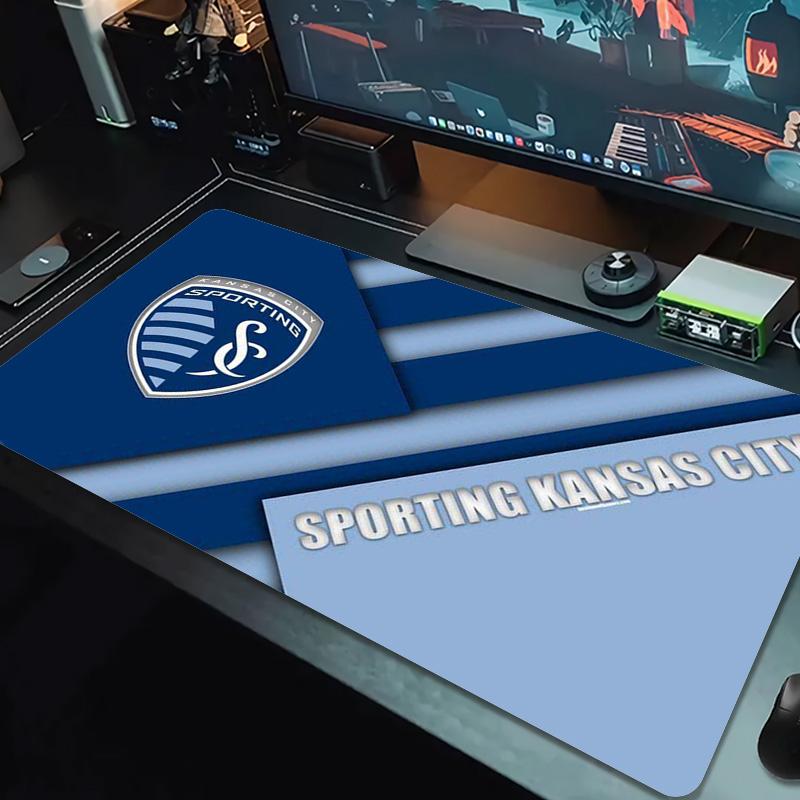 Sporting Kansas City Color Mouse Pad Large Gaming Table Cushion Non-slip Laptop Tablet Big Mousepad XXL Mat Mini PC Playmat With Lock edge