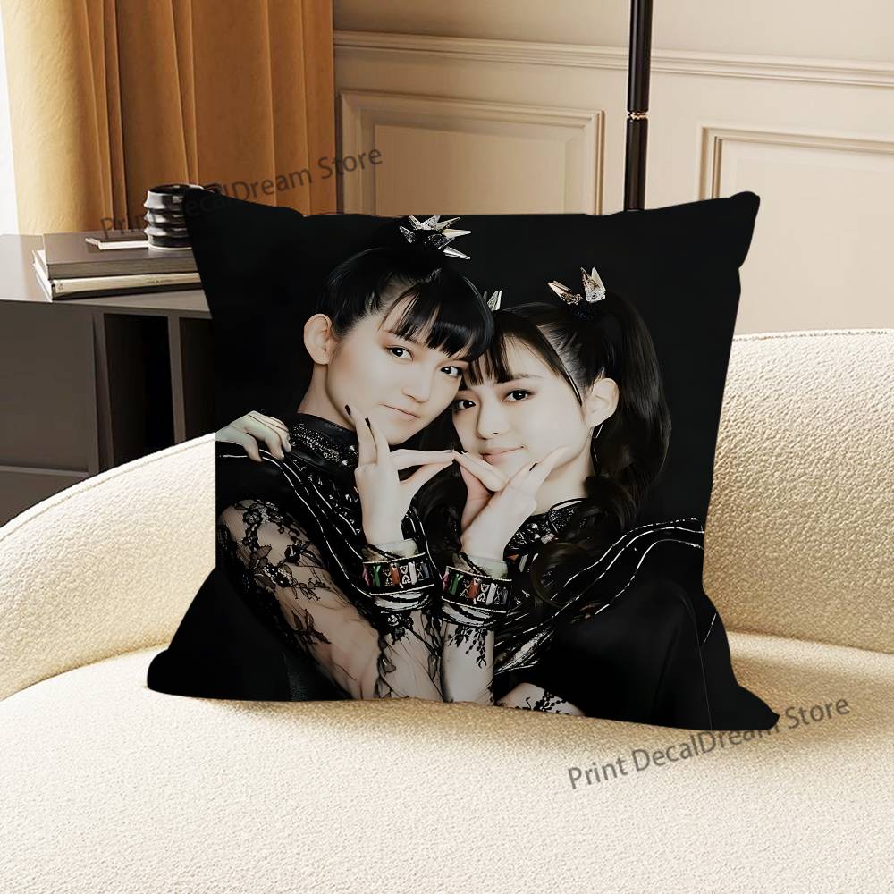 B-Babymetal Metal Forth Printed Pillow Cover Cushion Case Simple Sofa Pillow Case No Pillow Core