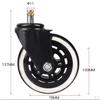 Uniwersalne kółka obrotowe kółko do deskorolki Waveboard wymiana deskorolki bagaż kółko do hulajnogi