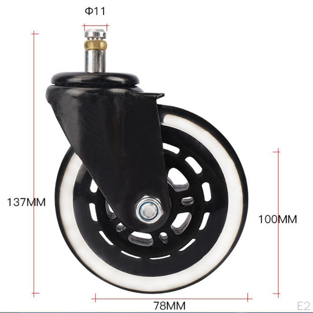 Roți universale Roată pivotantă Waveboard Skateboard Roată de schimb pentru bagaje Roată pentru scuter