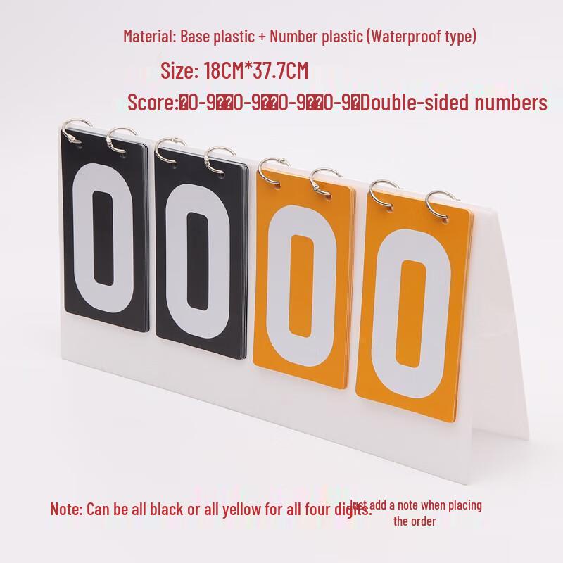 Four-Digit Basketball Flip Scoreboard