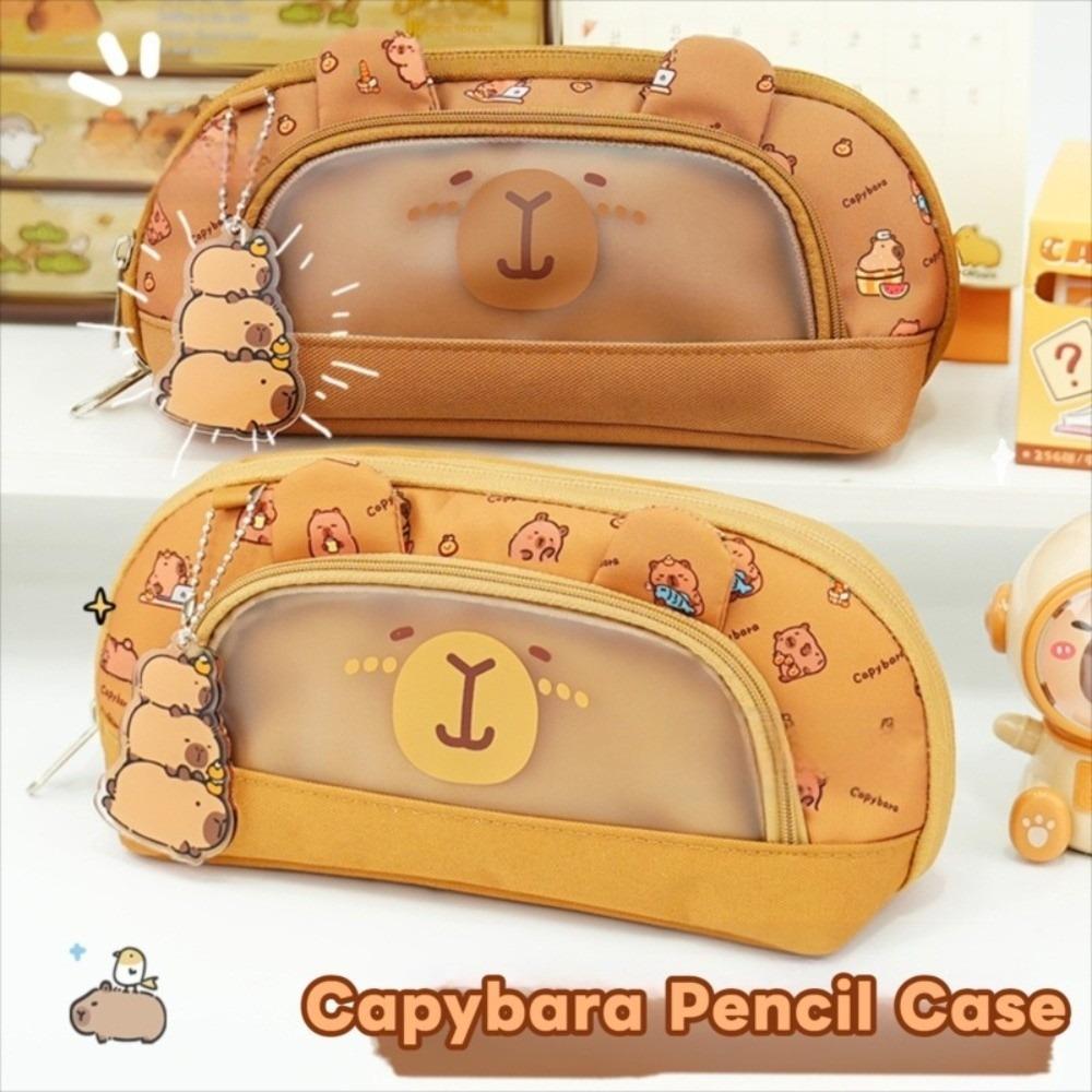 Desktop Storage Stationery Pencil Bag Large Capacity Multi Layer Pencil Pouch  Desktop Storage