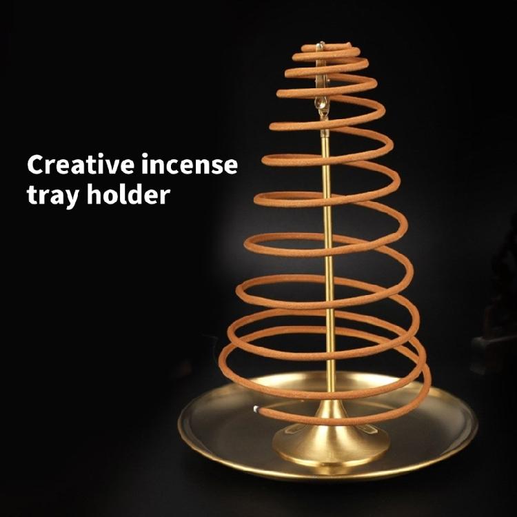 Multifunctional Incenses Stand Base Clip Buddhas Metal Incenses Stick Holders Clip with Ashes Catchers Tray Set