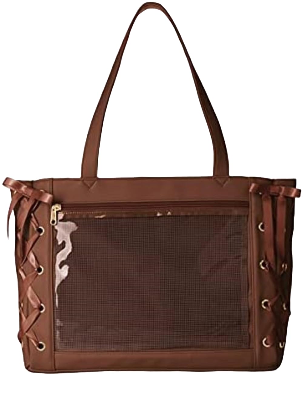 

WEGO Ita Bag Tote Decorative A4 Clear Perfect for Supporting Your and Live Perfect for and F Type Brown (Small), Lace-Up Bag, Bag, Bag, Fans, Events,