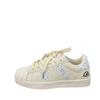 Creme Retro 2024 Frühling neue Studentin kleine weiße Schuhe Mädchen Shell Head Sportschuhe lässig Skateboard bequem