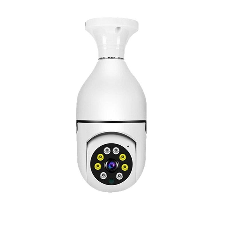 Smart Wireless Night Vision E27 Bulb Camera - HD Monitoring