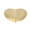 Nail Art Display Board Stainless Steel Heart Shape Cosmetic Makeup Manicure Tips Color Mixing  