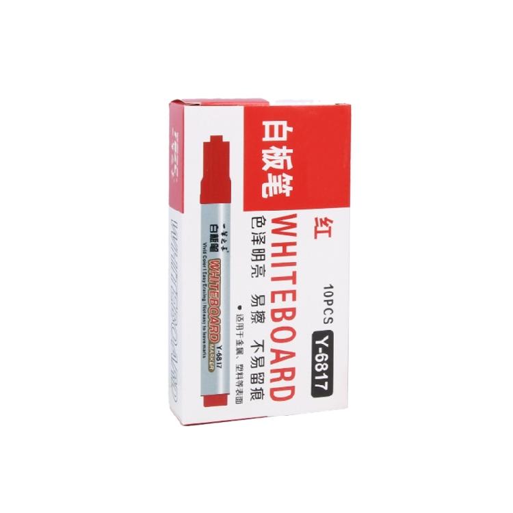 10Pcs Erasable Whiteboard Marker 2.0mm Line Width Marker Water Based Inks Quick Drying for Office Black Redness Or Blue