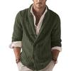 2025 Winter Solid Color Collared Long Sleeve Sweater Jacket