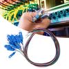SCUPC Fiber Pigtail Cable Sigle Mode 12Cores SC Square Head with PVC Outer Shell