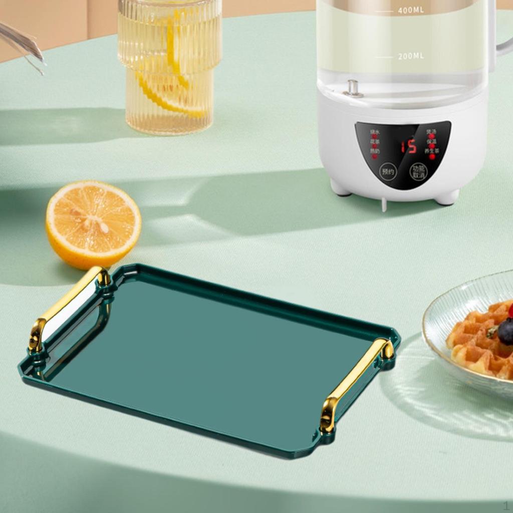 Elegant Bathroom Serving Tray, Modern Vanity Tray