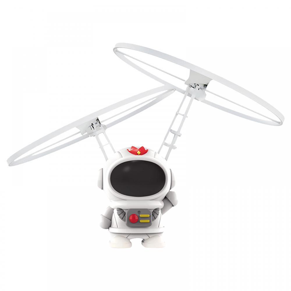 Mini Juguete Volador por Inducción Infrarroja Estilo Astronauta Avión Helicóptero Juguete Máquina Voladora por Inducción Vuelo Automático Juguete para Niños