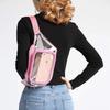 Waterproof PVC Transparent Crossbody Sports Waist Bag for Outdoor Fitness and Travel