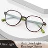 New Ultra Light Anti Blue Light Reading Glasses Women Fashionable Computer Glasses Presbyopia Glasses Men Eyeglass