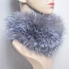 Šála z pravé liščí kožešiny Kožešinová čelenka Dámský zimní kruh Šály z liščí kožešiny Luxusní ohřívač krku Dobrá elasticita 100% přírodní kožešinové nákrčníky