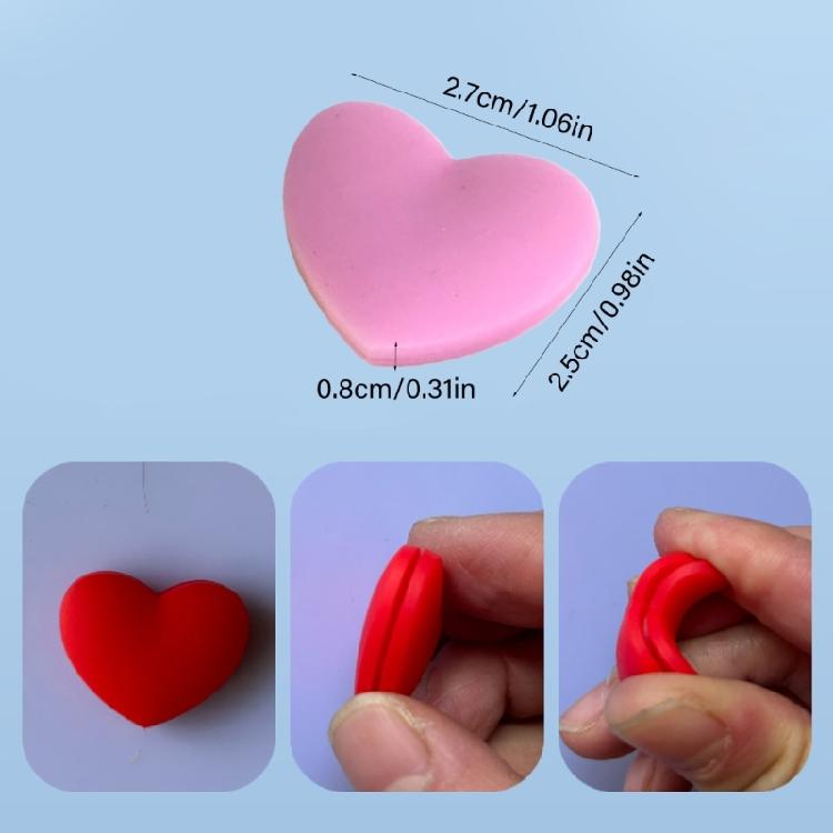 8 Pezzi Cuore Fiore Silicone Morbido Racchetta Ammortizzatori Racchetta da Tennis Smorzatore Vibrazioni Tennis Squash Ammortizzatori