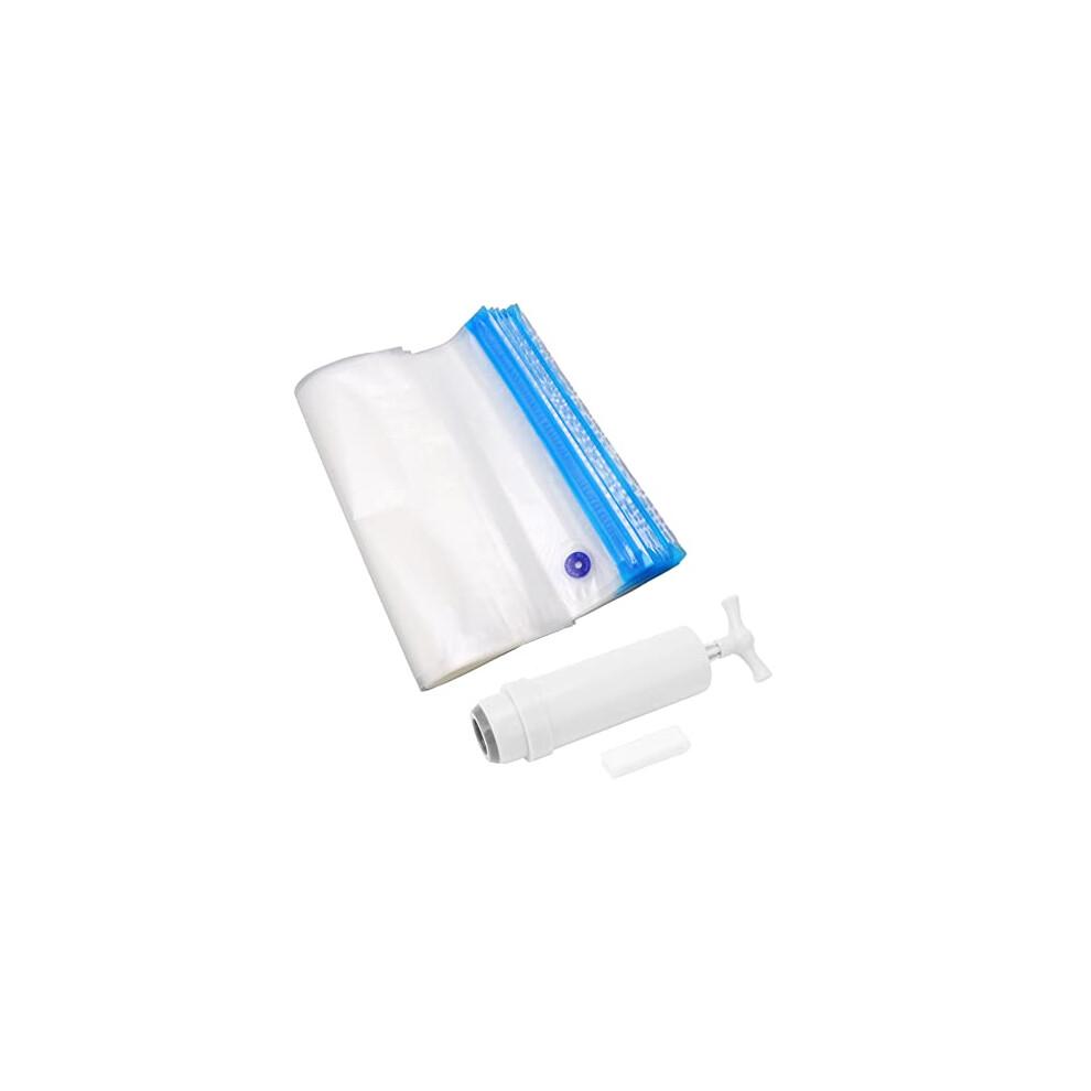 Vacuum Sealed Bags for 3D Printer Filament, 20 3D Printer Filament Storage Bags with Clamp and Hand Pump for 0.5kg-0.75kg-1kg-2kg Rolls