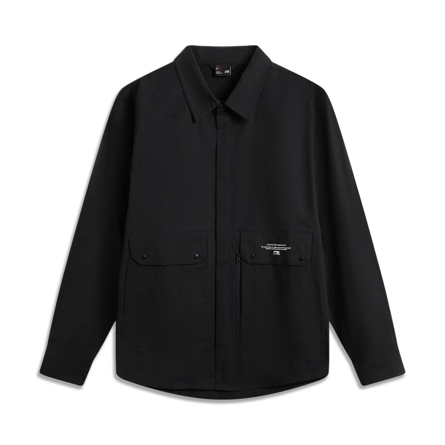 

Li Ning Серия Спортивный Стиль Буквенная Пуговица Универсальная Повседневная Рубашка с Длинным Рукавом Мужская Рубашка Черный AJDV037-1 M