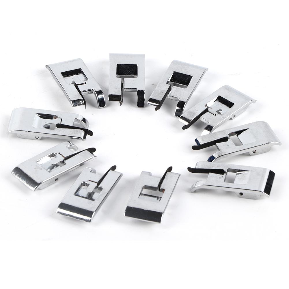 10Pcs Bias Tape Binder Foot GShaped Overlock Presser Foot for Brother Singer Sewing Machine