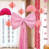 Extra Large Red Velvet Bow Wedding Decoration - Bridal Room & Photo Backdrop