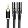 YYTCG Hi-Fi 3.5mm To Dual XLR Male Audio Cable