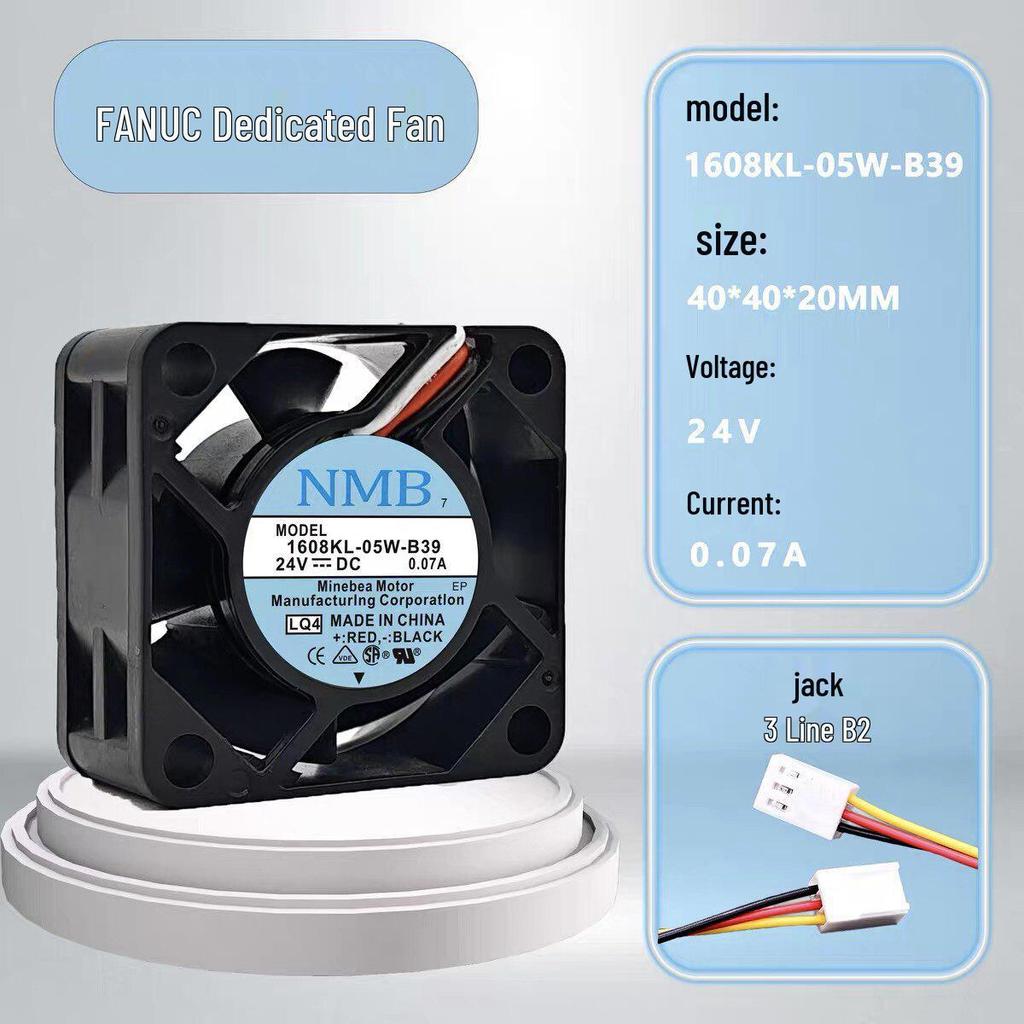 NMB 1608KL-05W-B Series 24V Fan for FANUC