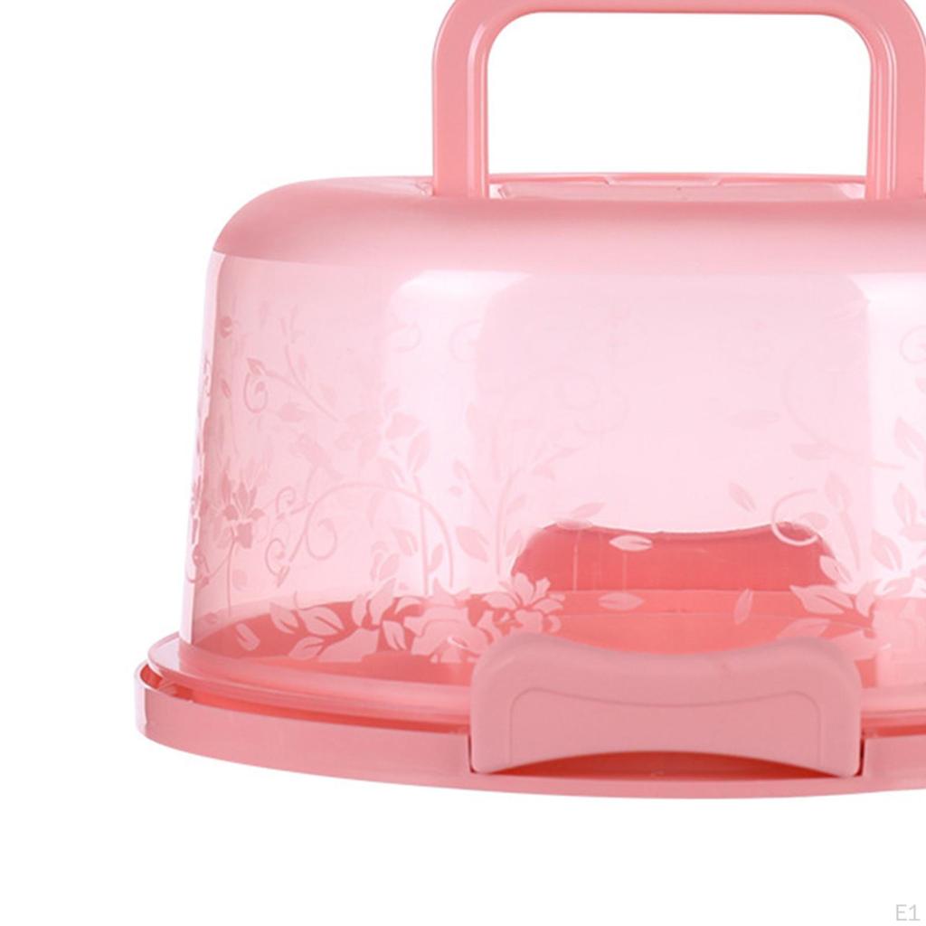 Cake Container Carrier with Handle Multipurpose Accs Base Portable Keeper Storage
