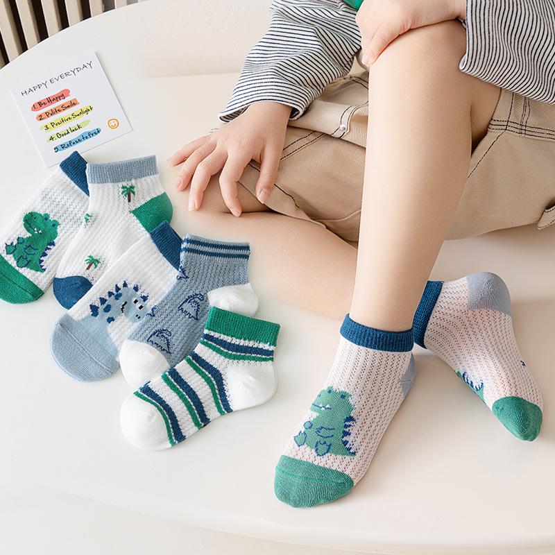 New Class A Children's Spring & Summer Fashion Socks for Boys & Girls - Thin Style for Newborns & Kids