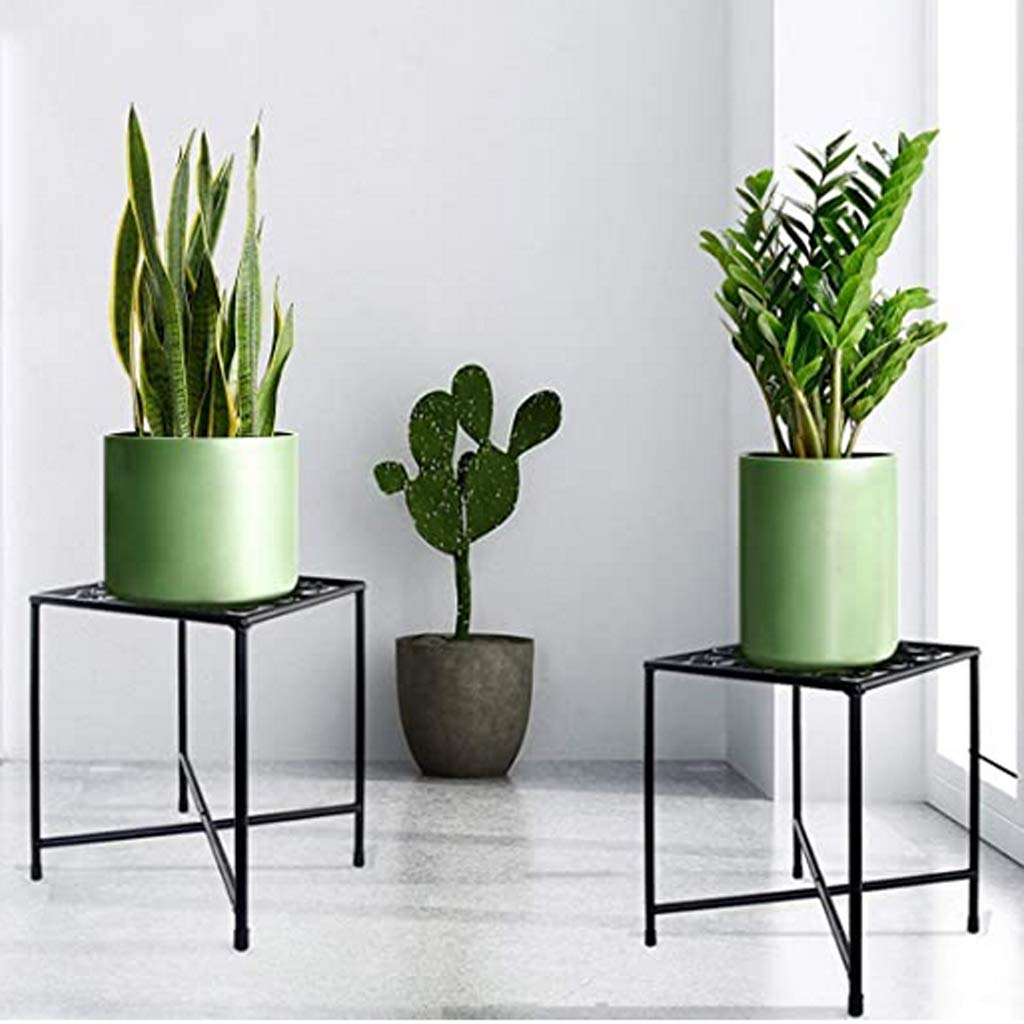 Sumnacon Stojan na květináče Květinový regál Železo Antický Snadná montáž Zahradní regál Zahradnický regál Stojan na květiny Stojan na květináče Stojan na květiny Vnitřní Venkovní Černý