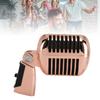Luocute Classic Retro Dynamic Vocal Microphone Rose Gold Vintage Cardioid Unidirectional Self-Tension Rotation KTV Studio Recording