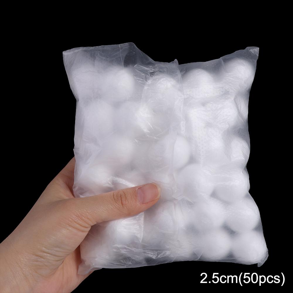 DIY Supplies Mini Foam Balls Polystyrene Round Christmas Balls White Christmas Ornaments Modelling