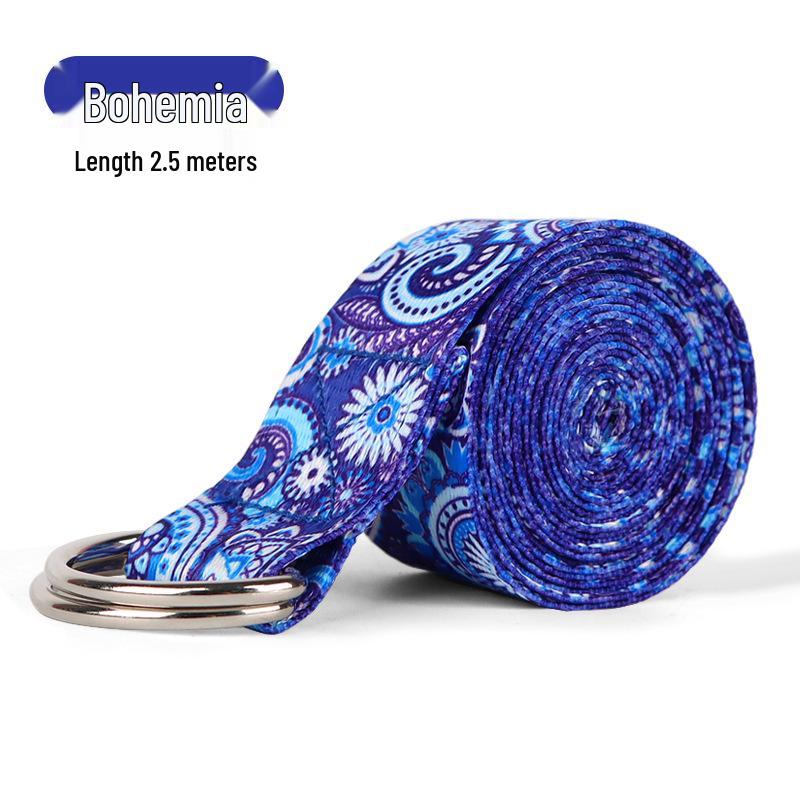 Iyengar Yoga Stretching Strap - Anti-Hunchback, Shoulder Opening, Non-Elastic.