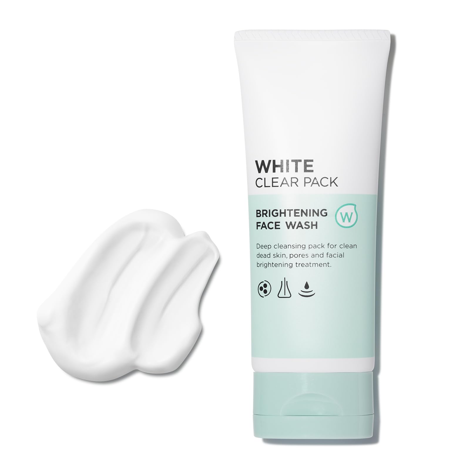 

Medicated W White Clear Pack Washing Pack Whitening Skin Care Pore Care Dullness Tone Up Placenta 60 г 1 флакон [Квази-лекарство] [Коллаген для лица] /