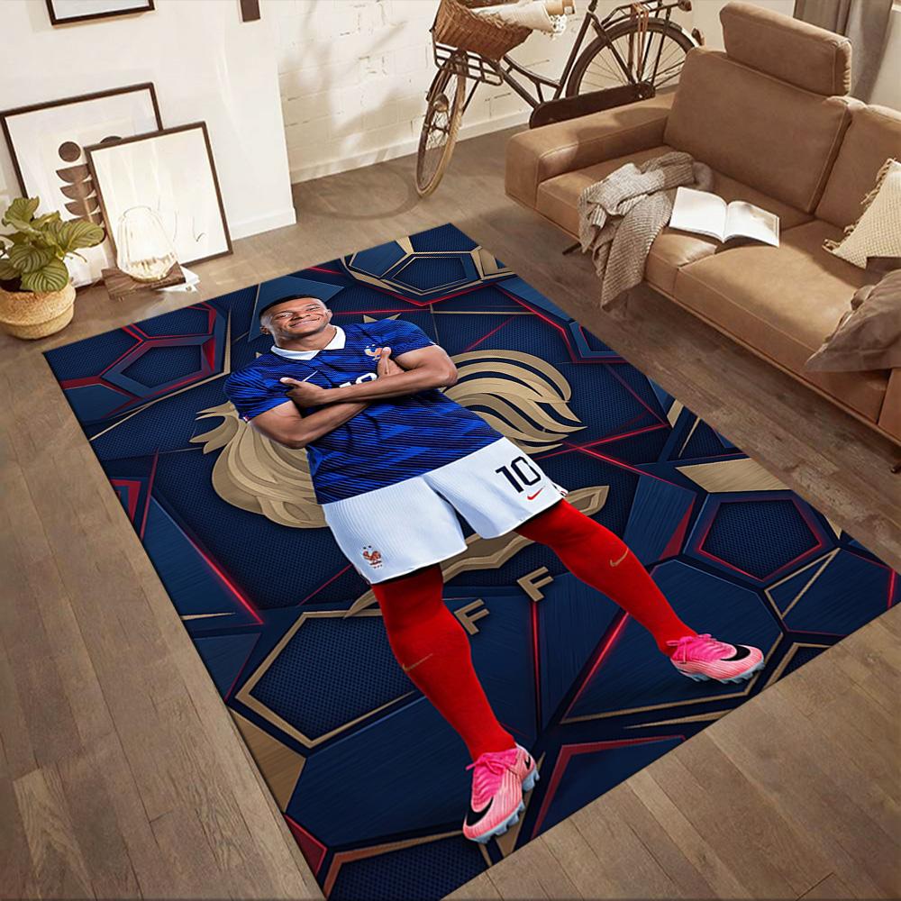 Mbappe 171 Floor Rug Office Rug Perfect for Dormitory Outdoor Dining Room Bedrooms Antislip Carpet Office home decor
