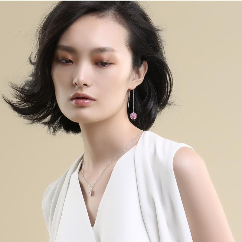 SACE GEMS Classic Copper Alloy Zircon Earrings for Women Wedding Party Gifts