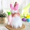 Easter Bunny Plush Toy Cotton Filled Rabbit Doll Faceless Design for Children Decorative Use At Easter Parties